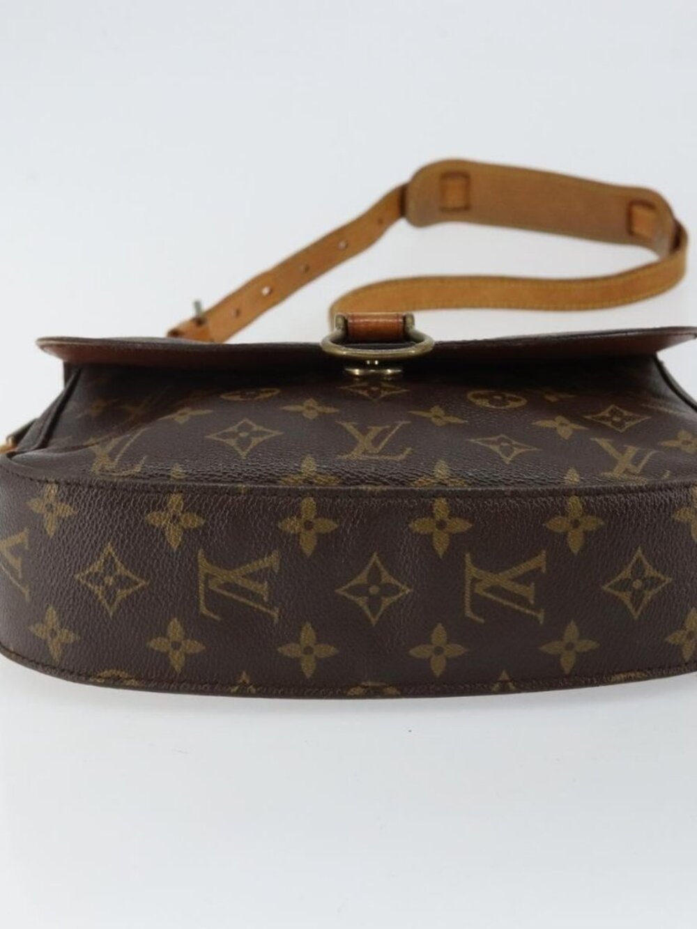 Authentic LOUIS VUITTON Monogram Saint Cloud GM Shoulder Bag M51242 LV - Picture 12 of 16